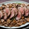 Beef Tenderloin with Mushroom Sauce