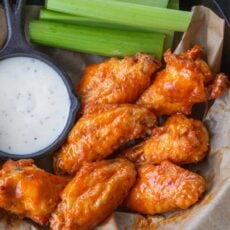 Baked buffalo wings Recipe