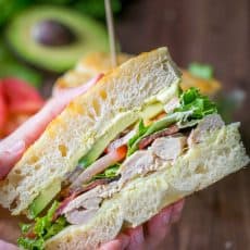 Chicken Bacon Avocado Sandwich with "secret sauce" - A Kneaders Bakery Copycat Recipe | NatashasKitchen.com