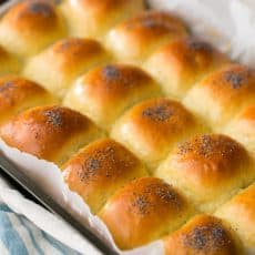 Sweet Poppy Seed Buns; super soft and my family approved @natashaskitchen