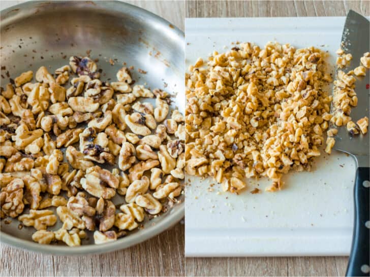 How to toast and chop nuts for snowball cookies