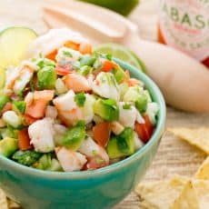 A Skinny Shrimp & Avocado Salsa. This stuff is so addictive. Our favorite salsa! @NatashasKitchen