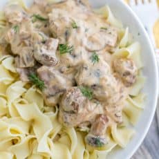 Slow Cooker Beef Stroganoff | NatashasKitchen.com